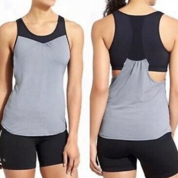 Athleta Tops Athleta Supercharged Mesh Tank Top Size Medium Poshmark